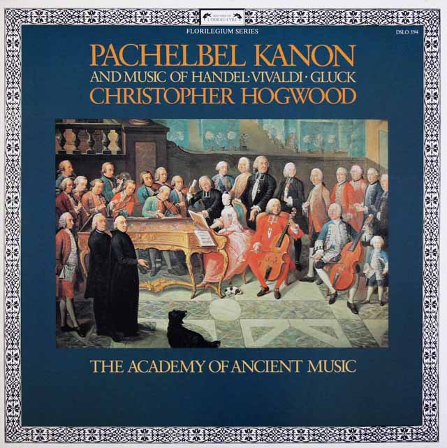 ホグウッドのパッヘルベル/カノンとジーグほか　英L'OISEAU-LYRE　3430　LP レコード