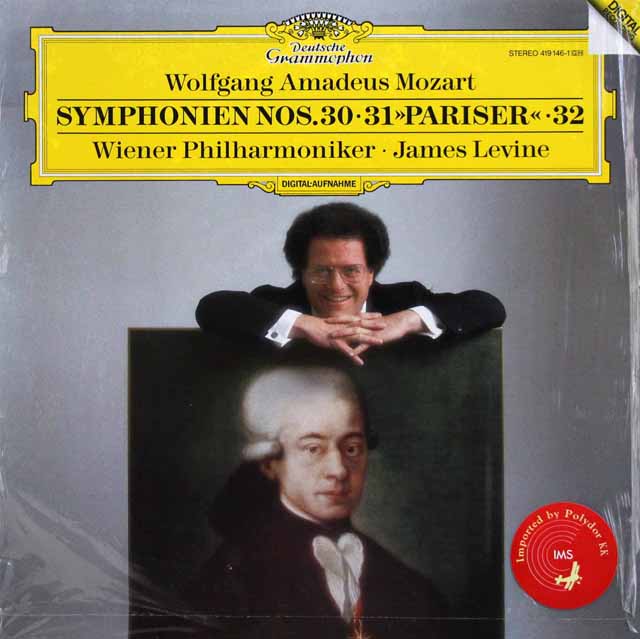 レヴァインのモーツァルト/交響曲第30、31番「パリ」ほか　独DGG　3431　LP レコード