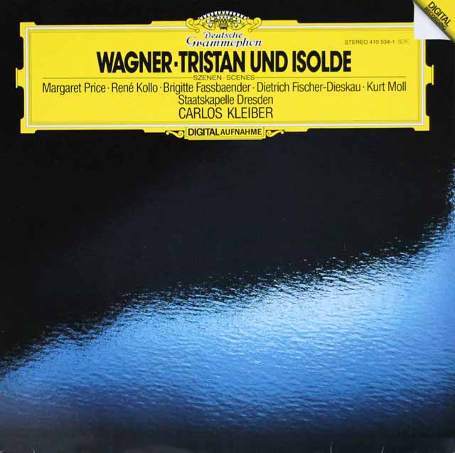 クライバーのワーグナー/「トリスタンとイゾルデ」抜粋　独DGG　3431　LP レコード