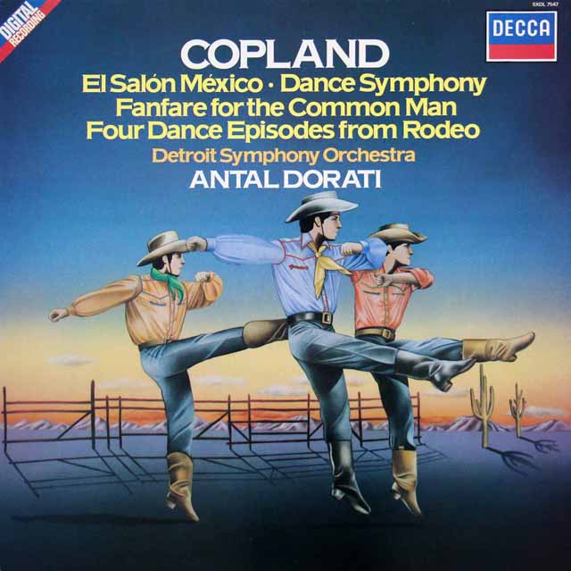 ドラティのコープランド/エル・サロン・メヒコ、市民のためのファンファーレ ほか　蘭DECCA　3431　LP レコード
