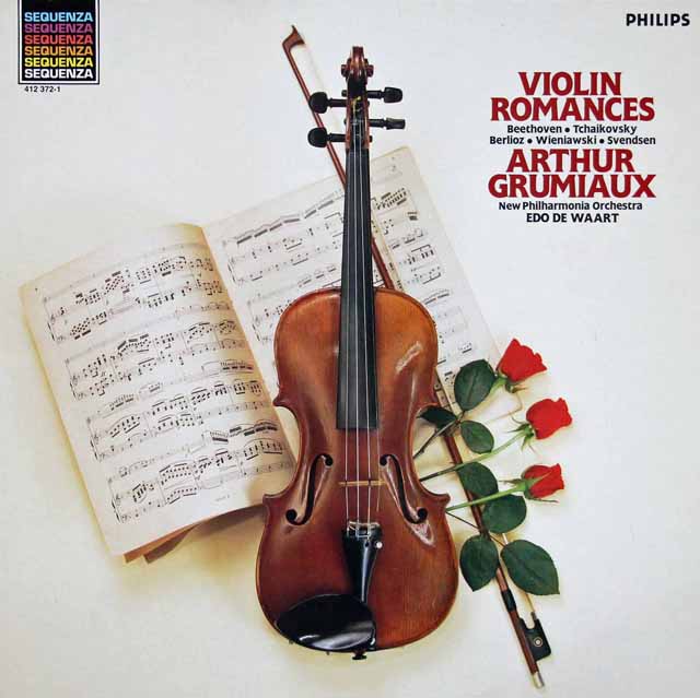 グリュミオーの「ヴァイオリン・ロマンス」　蘭PHILIPS　3431　LP レコード