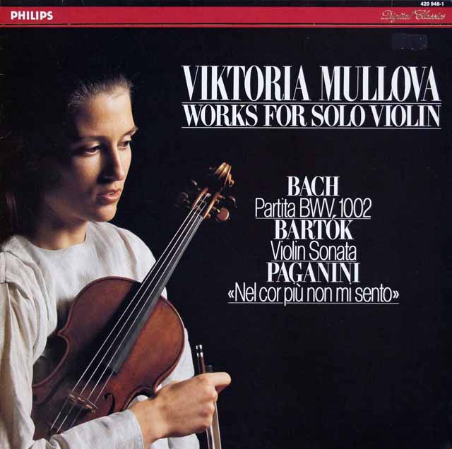 ムローヴァ/無伴奏ヴァイオリン作品集 　蘭PHILIPS　3431　LP レコード