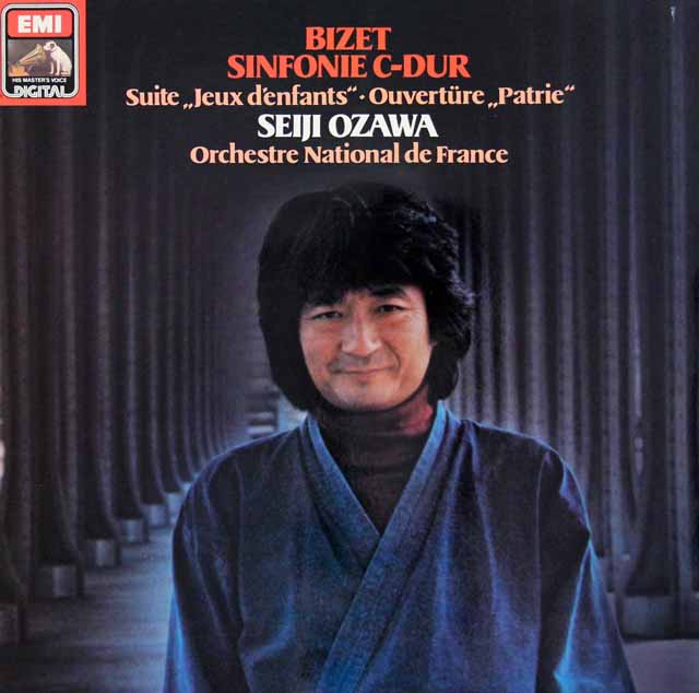 小澤のビゼー/交響曲 ハ長調ほか　独EMI　3431　LP レコード