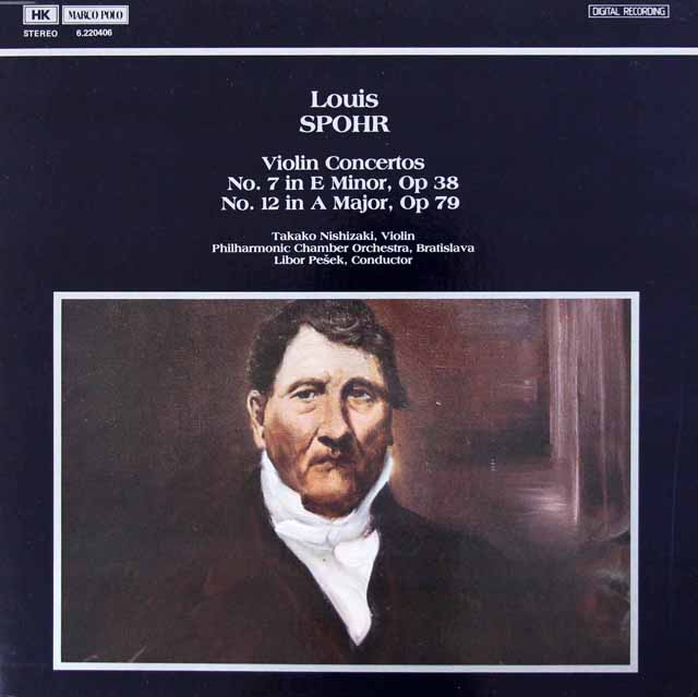 西崎、ペシェクのシュポーア/ヴァイオリン協奏曲第7、12番　日本HK MARCO POLO　3431　LP レコード