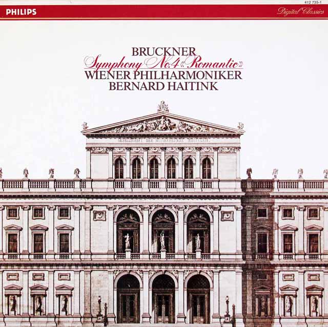 ハイティンクのブルックナー/交響曲第4番「ロマンティック」　蘭PHILIPS　3432　LP レコード