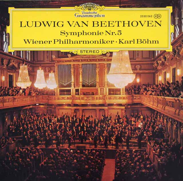 ベームのベートーヴェン/交響曲第5番「運命」　独DGG　3432　LP レコード