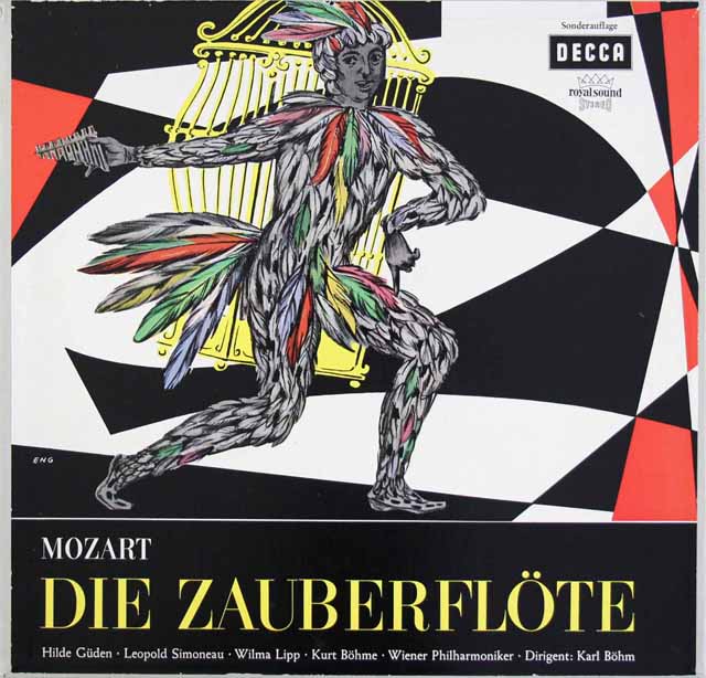 ベームのモーツァルト/「魔笛」全曲　独DECCA　3432　LP レコード