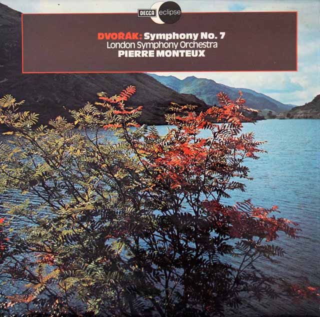 モントゥーのドヴォルザーク/交響曲第7番　英DECCA　3433　LP レコード