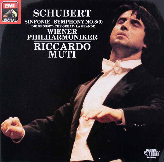 ムーティのシューベルト/交響曲第8番「ザ・グレート」　独EMI　3433　LP レコード