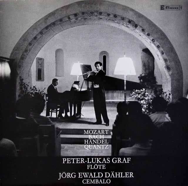 グラーフ、デーラーのフルートソナタ集　スイスclaves　3433　LP レコード