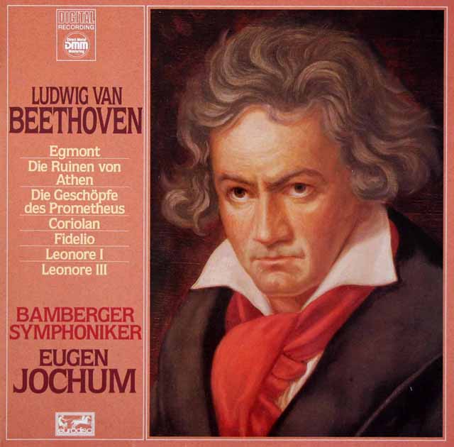 ヨッフムのベートーヴェン/序曲集　独eurodisc　3433　LP レコード