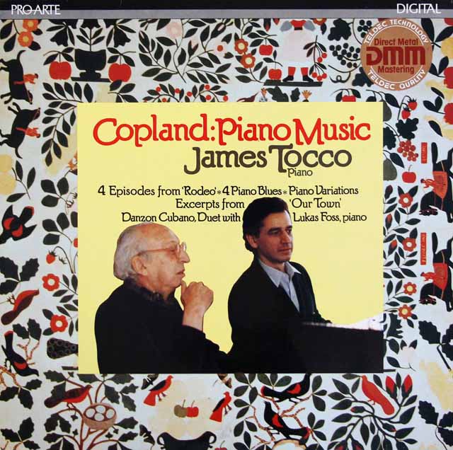 トッコのコープランド/ピアノ作品集　独PROARTE　3433　LP レコード