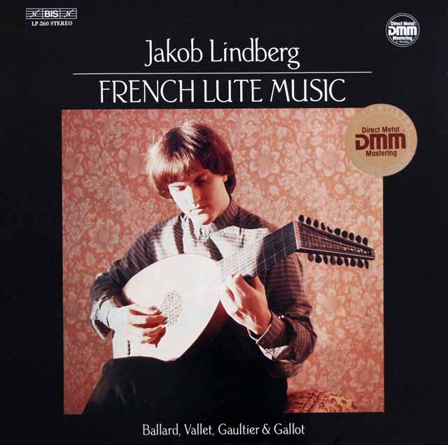 リンドベルイの「フランスのリュート音楽」　独BIS　3433　LP レコード