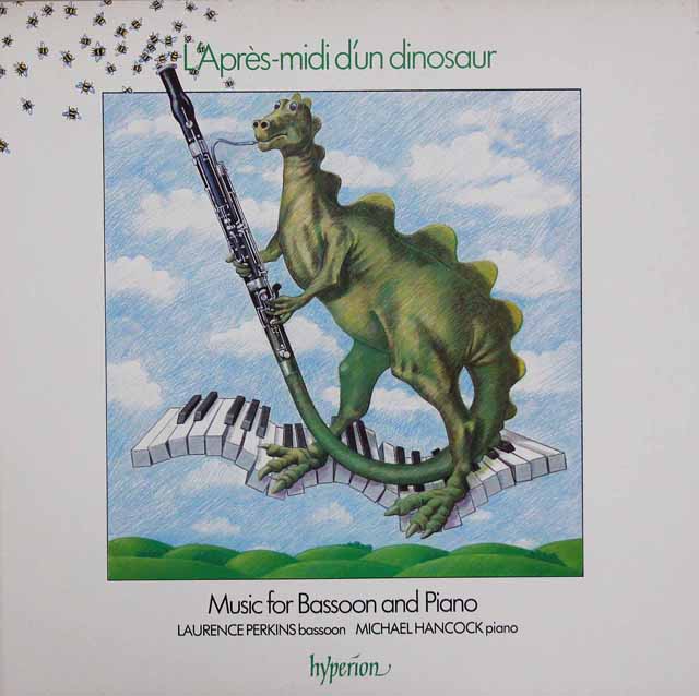 パーキンス、ハンコックの「恐竜の午後」　バスーンとピアノのための作品集　独hyperion　3433　LP レコード