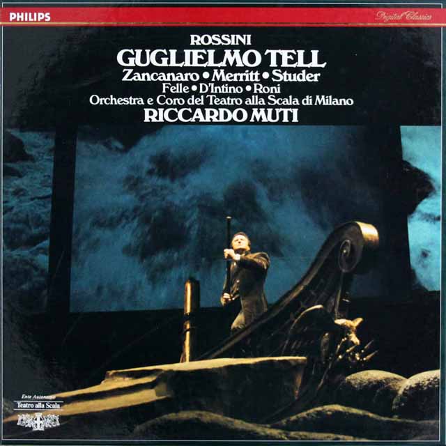 ムーティのロッシーニ/「ウィリアム・テル」全曲　蘭PHILIPS　3433　LP レコード