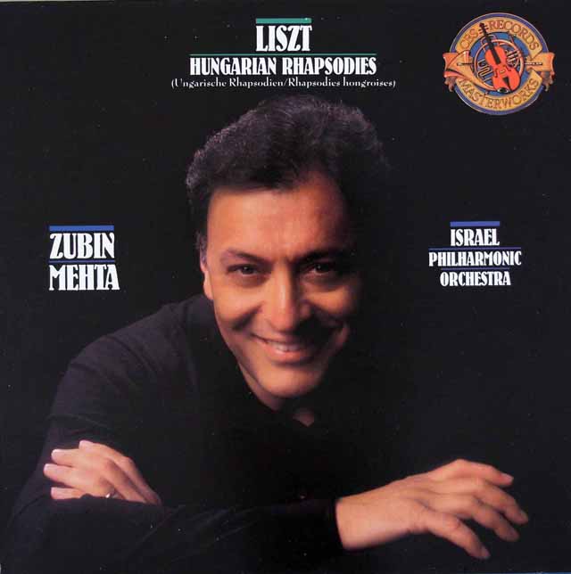 メータのリスト/ハンガリー狂詩曲集　独CBS　3434　LP レコード