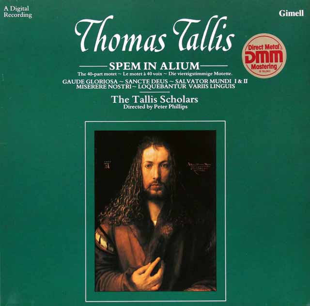 フィリップス、タリス・スコラーズのタリス/「御身よりほかにわれは（40声のモテット）」ほか　独GIMELL RECORDS　3434　LP レコード