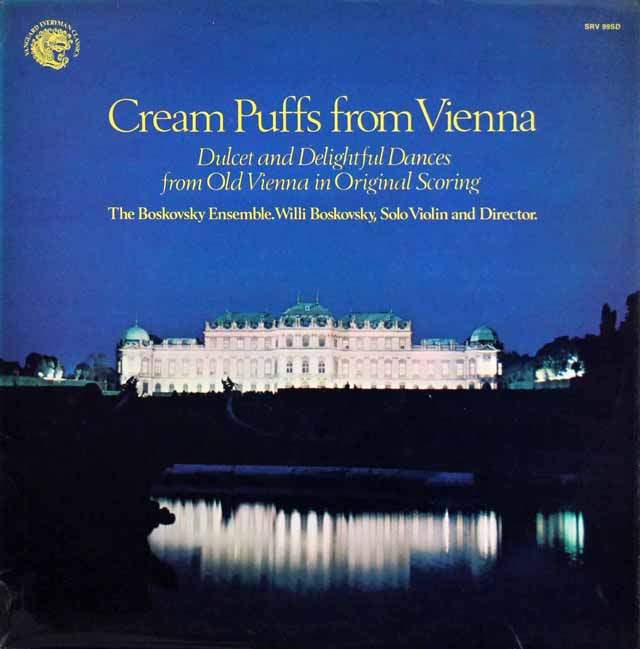 ボスコフスキーの「ウィーンのクリーム・パフ」　英VANGUARD　3434　LP レコード