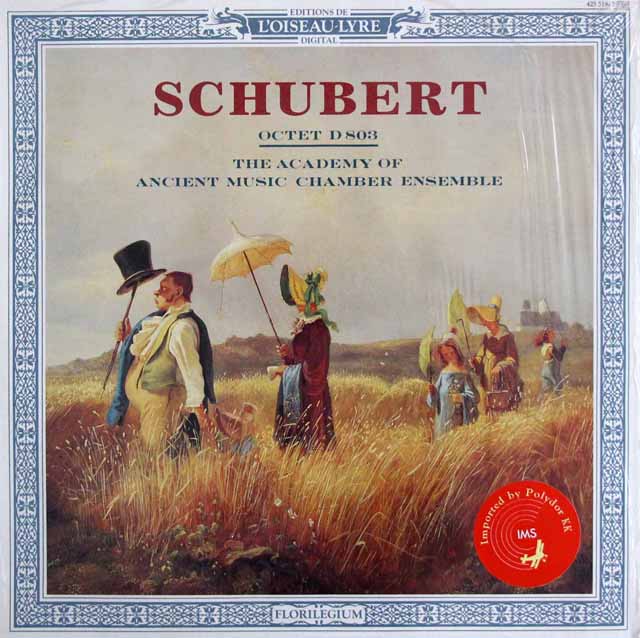 エンシェント室内アンサンブルのシューベルト/八重奏曲　蘭L'OISEAU-LYRE　3434　LP レコード