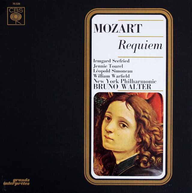 ワルターのモーツァルト/「レクイエム」　仏CBS　3434　LP レコード