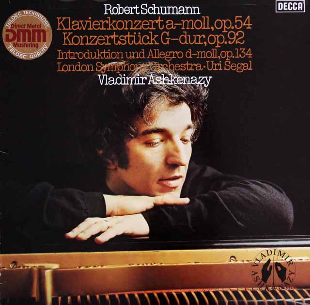 アシュケナージのシューマン/ピアノ協奏曲ほか　独DECCA　3434　LP レコード