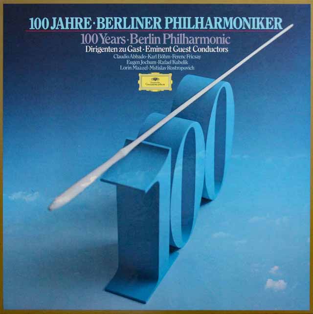 「ベルリン・フィルハーモニーの100年」客演指揮者編　独DGG　3434　LP レコード