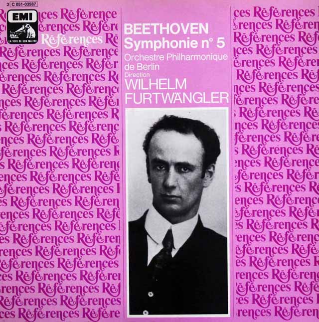 フルトヴェングラーのベートーヴェン/交響曲第5番「運命」　仏EMI（VSM）　3435　LP レコード