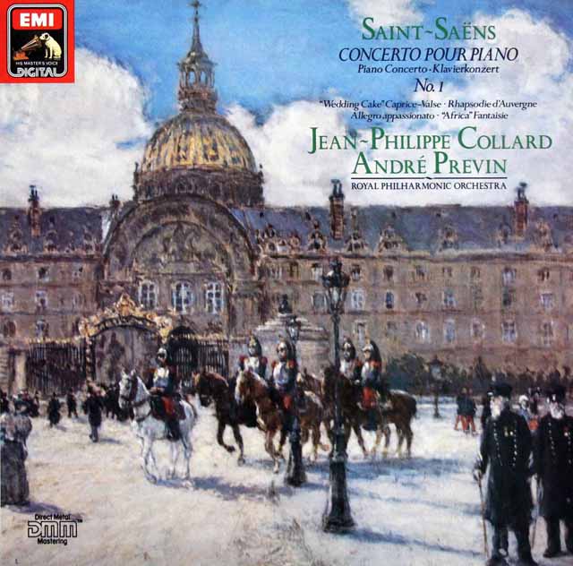 コラール、プレヴィンのサン=サーンス/ピアノ協奏曲第1番ほか　独EMI　3435　LP レコード