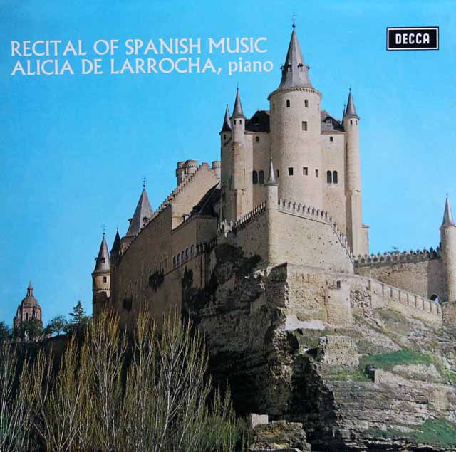 【オリジナル盤】　ラローチャのスペイン音楽リサイタル　英DECCA　3435　LP レコード