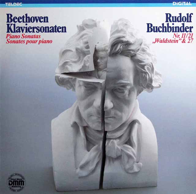 ブッフビンダーのベートーヴェン/ピアノソナタ第11番、第21番「ワルトシュタイン」、第27番　独TELDEC　3435　LP レコード