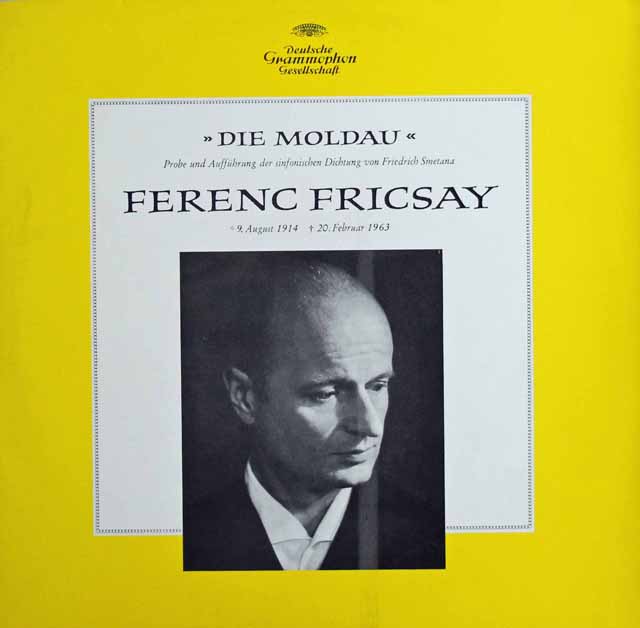 フリッチャイのスメタナ/「モルダウ」のリハーサルと録音　独DGG　3435　LP レコード