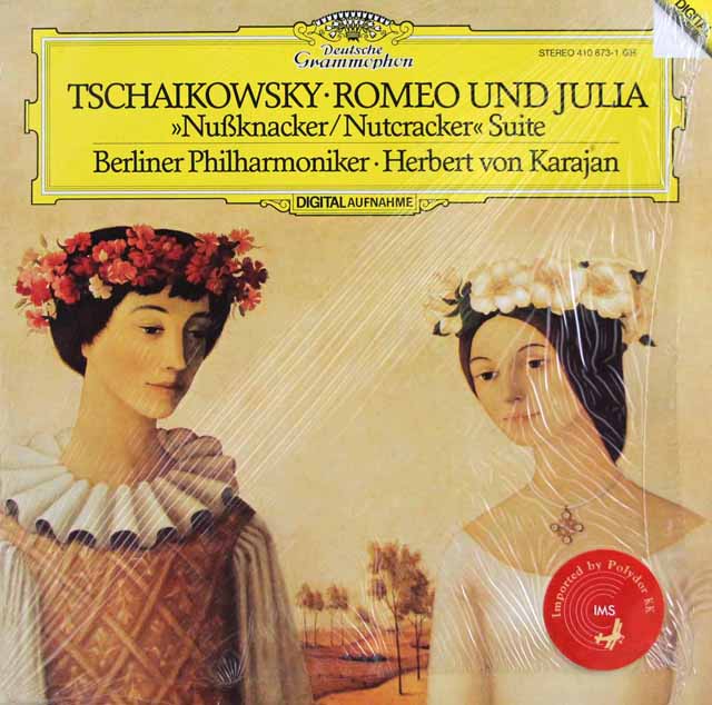 カラヤンのチャイコフスキー/幻想序曲「ロミオとジュリエット」ほか　独DGG　3435　LP レコード