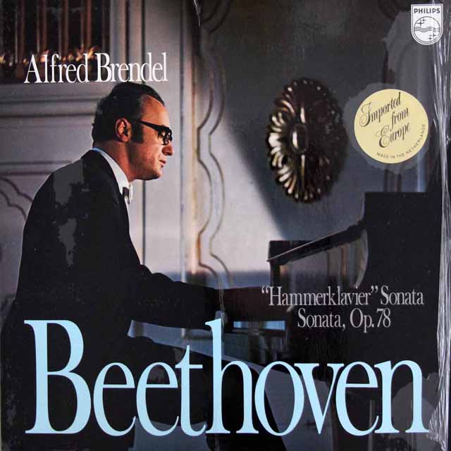 ブレンデルのベートーヴェン/ピアノソナタ第29番「ハンマークラヴィーア」ほか　蘭PHILIPS　3436　LP レコード