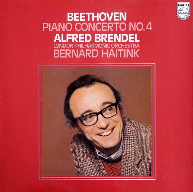 ブレンデル、ハイティンクのベートーヴェン/ピアノ協奏曲第4番　蘭PHILIPS　3436　LP レコード