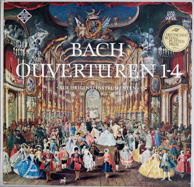 アーノンクールのバッハ/管弦楽組曲　独TELEFUNKEN　3436　LP レコード