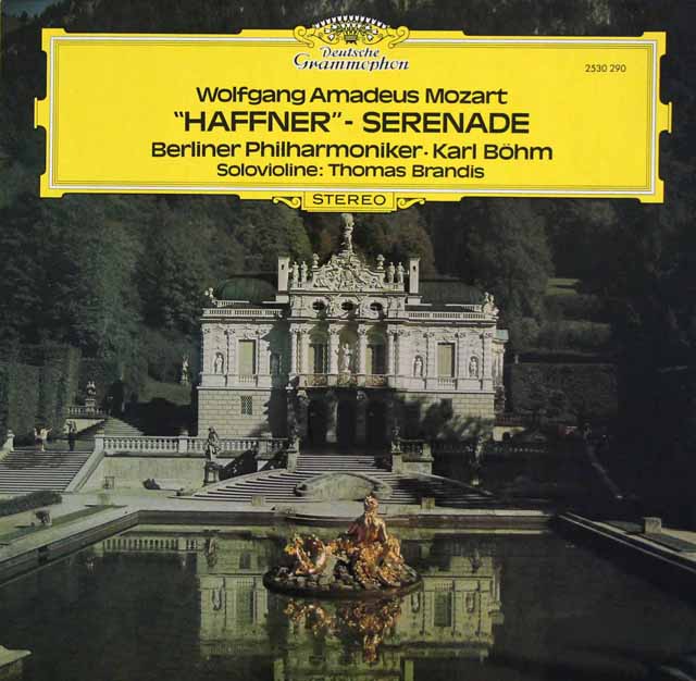 LP レコード ベームのモーツァルト/セレナード第7番「ハフナー」 独DGG 3436