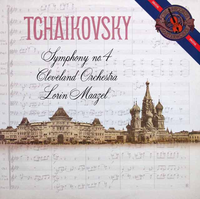 マゼールのチャイコフスキー/交響曲第4番　蘭CBS　3436　LP レコード