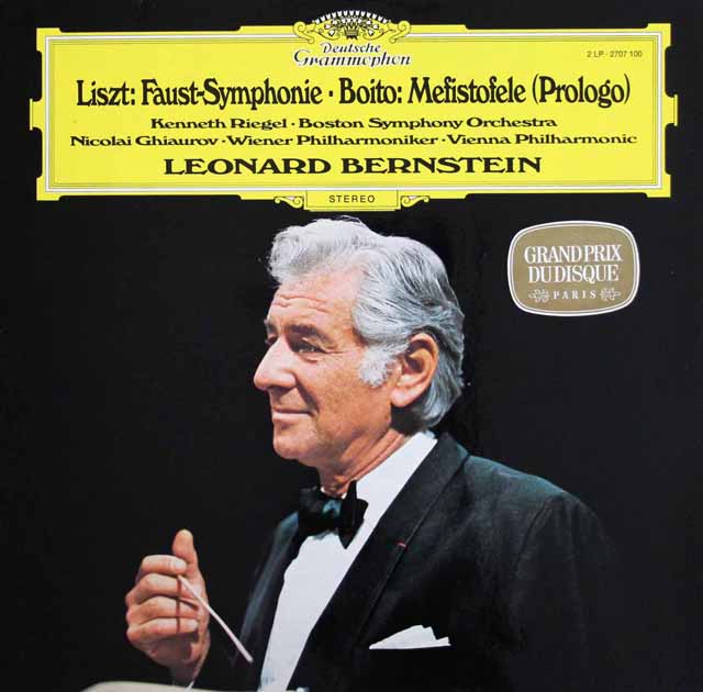 バーンスタインのリスト/ファウスト交響曲ほか　独DGG　3437　LP レコード