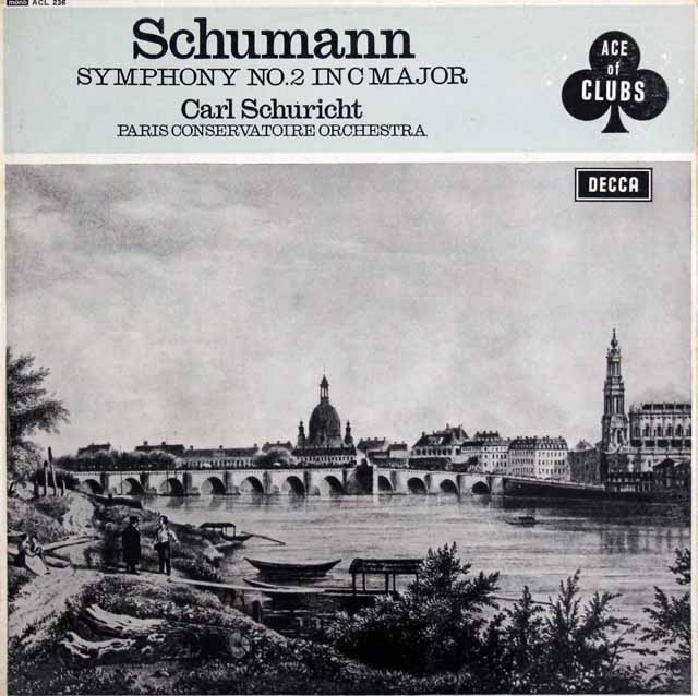 シューリヒトのシューマン/交響曲第2番ほか　英Ace of Clubs（DECCA）　3437　LP レコード