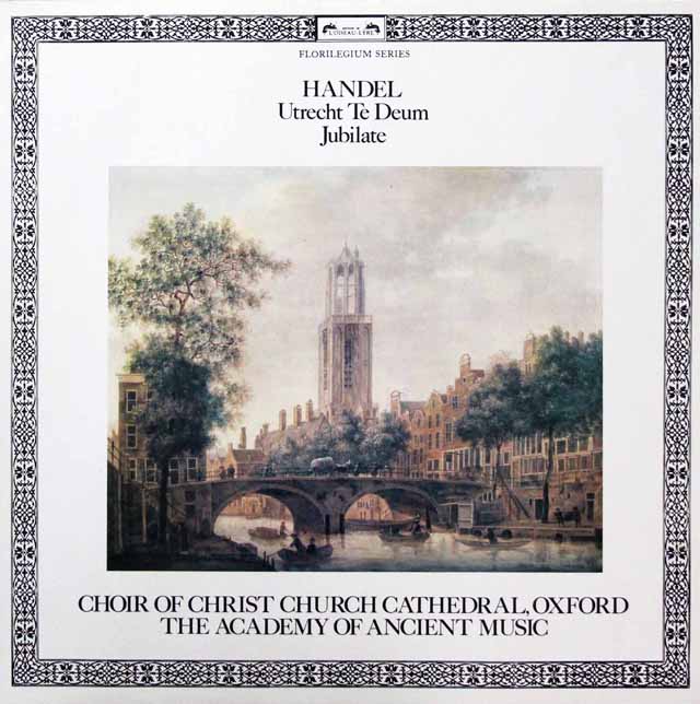 カークビー、プレストンらのヘンデル/ユトレヒト・テ・デウムとユビラーテ　蘭L'OISEAU-LYRE　3437　LP レコード