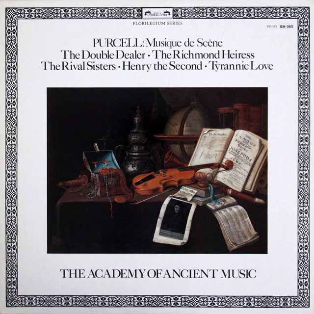 ホグウッド、カークビーらのパーセル/劇音楽集　第5巻　仏OISEAU-LYRE　3437　LP レコード