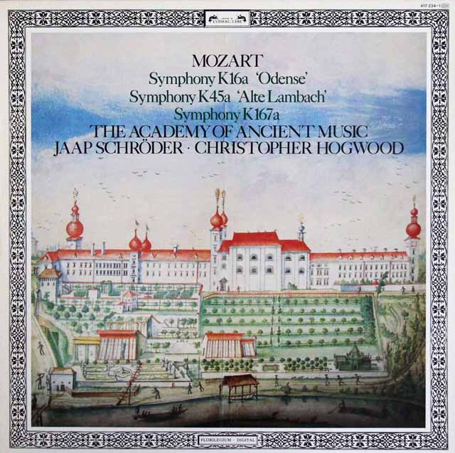 ホグウッドのモーツァルト/交響曲「オーデンセ」、「旧ランバッハ」ほか　蘭L'OISEAU-LYRE　3437　LP レコード