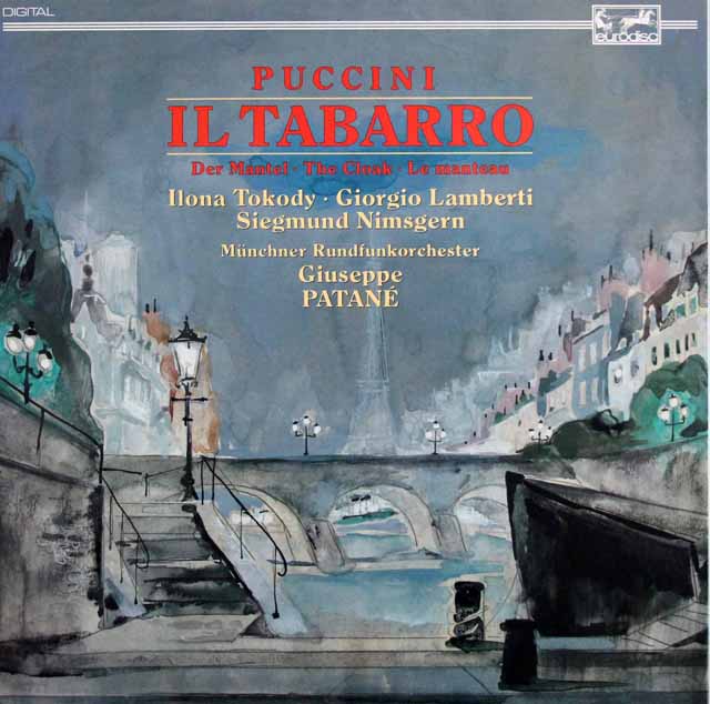 ニムスゲルン、パターネのプッチーニ/「外套」　独eurodisc　3437　LP レコード