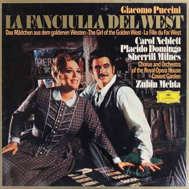 【未開封】　メータのプッチーニ/「西部の娘」　DGG　3437　LP レコード