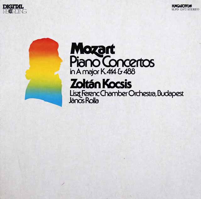 コチシュ、ローラのモーツァルト/ピアノ協奏曲第12、23番　ハンガリーHUNGAROTON　3438　LP レコード