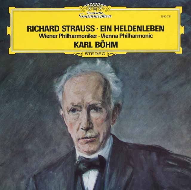 ベームのR.シュトラウス/「英雄の生涯」　独DGG　3438　LP レコード