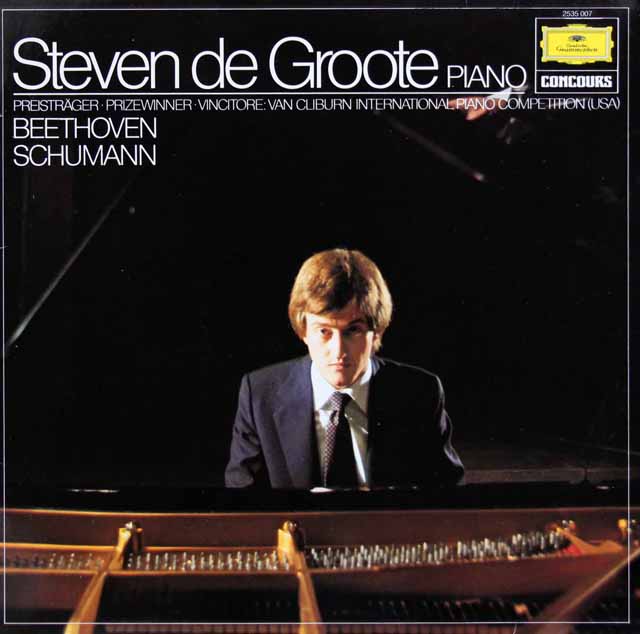 デ・グローテのベートーヴェン/エロイカ変奏曲ほか　独DGG　3438　LP レコード