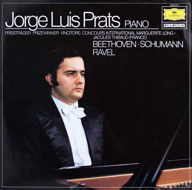 ホルヘ・ルイス・プラッツのベートーヴェン/ピアノソナタ第28番ほか　独DGG　3438　LP レコード