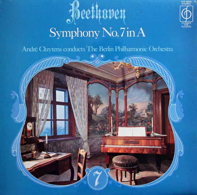 クリュイタンスのベートーヴェン/交響曲第7番　英CFP　3438　LP レコード