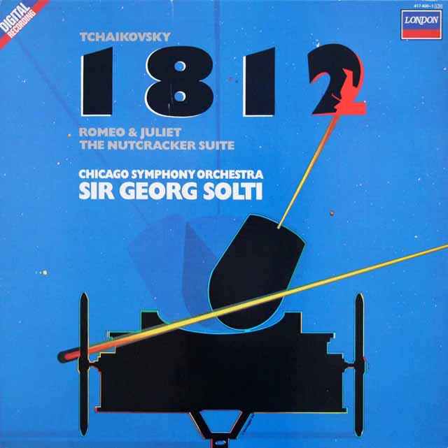 ショルティのチャイコフスキー/大序曲「1812年」ほか　蘭DECCA　3438　LP レコード